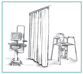 Uroflometry Testing Setup - Urodynamics